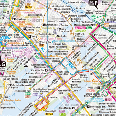 Toei Bus Route Map Preview 3