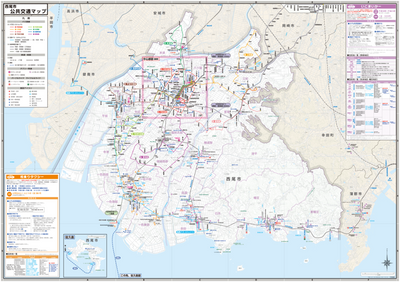 西尾市公共交通マップ Preview 1