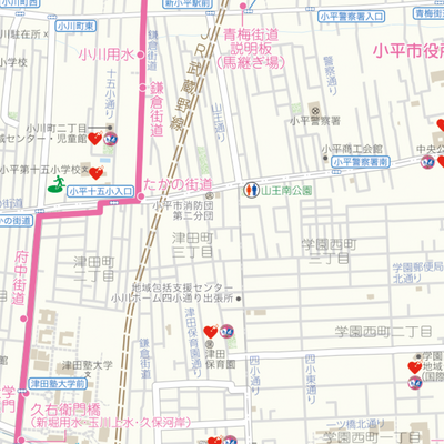 小平市ウォーキングマップ Preview 2