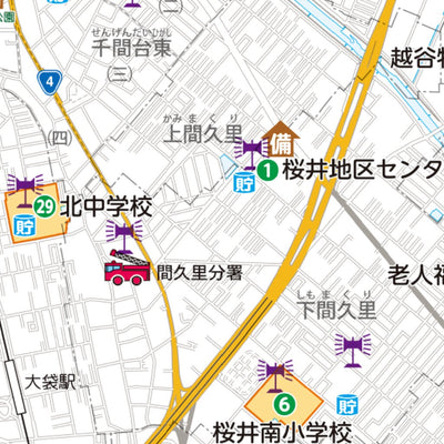 越谷市避難場所・避難所マップ Preview 3