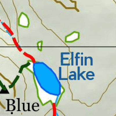 BV Backpackers Blue Geranium South Winter Map digital map