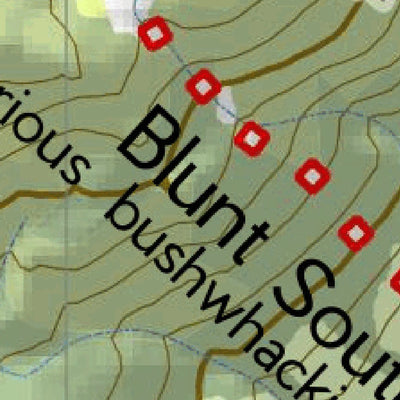 BV Backpackers Blunt Ridge Trails digital map