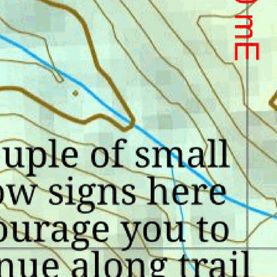 BV Backpackers McDonell Lake Hiking Trails Map digital map