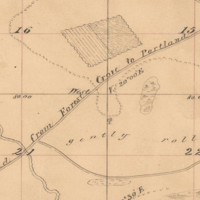 Bygone Maps, LLC Historic Hillsoboro Area digital map