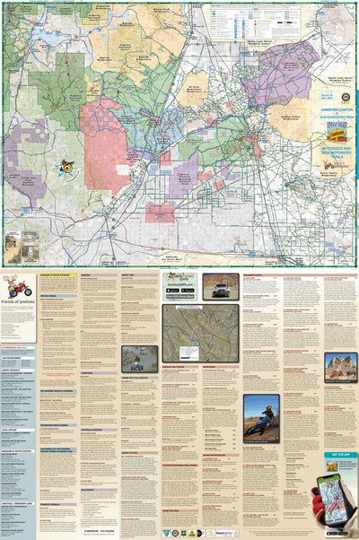 California Trail Users Coalition FOJ Jawbone OHV Map digital map