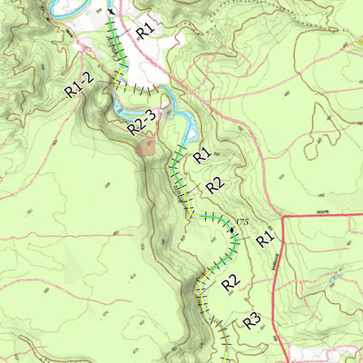 Canot Kayak Québec Chaudiere #1 digital map