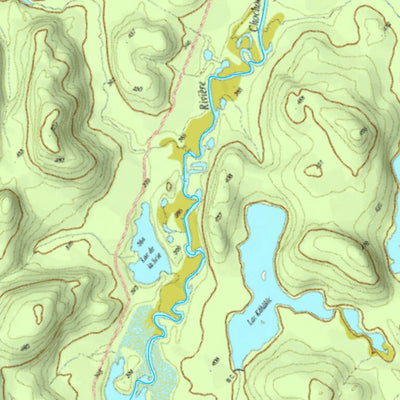 Canot Kayak Québec Chochocouane #1 digital map
