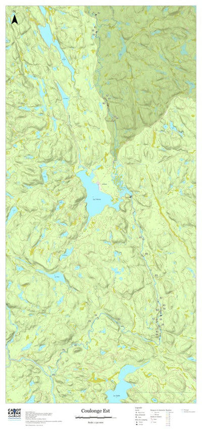 Canot Kayak Québec Coulonge_Est #2 digital map