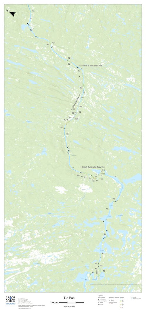 Canot Kayak Québec De_Pas #2 digital map