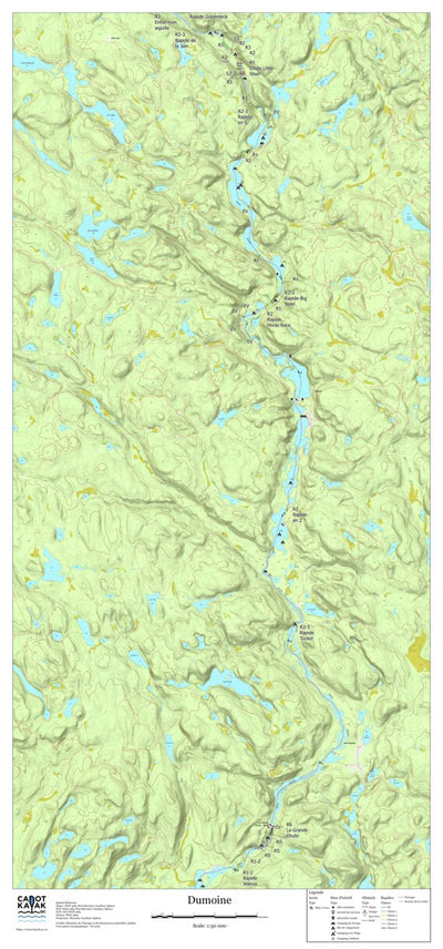 Canot Kayak Québec Dumoine #4 digital map