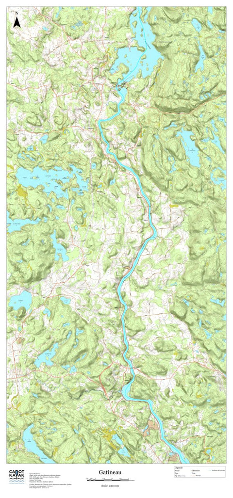Canot Kayak Québec Gatineau #11 digital map