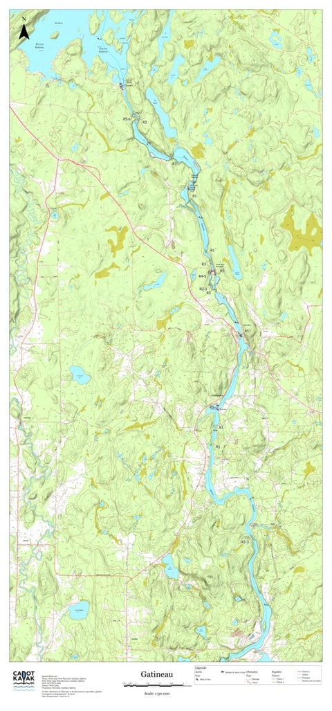 Canot Kayak Québec Gatineau #7 digital map