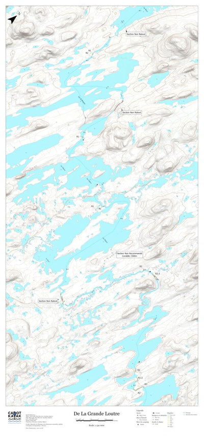 Canot Kayak Québec GrandeLoutre #1 digital map