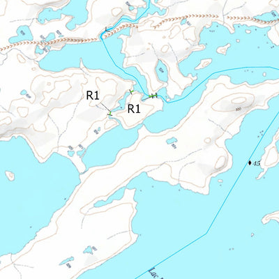 Canot Kayak Québec GrandeLoutre #1 digital map