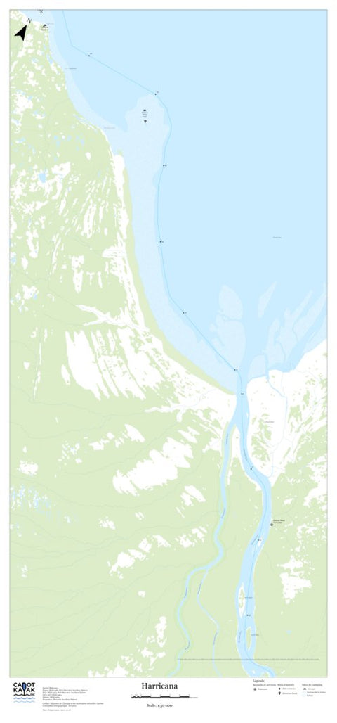 Canot Kayak Québec Harricana #10 digital map
