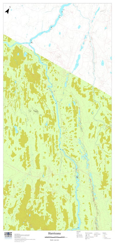 Canot Kayak Québec Harricana #6 digital map