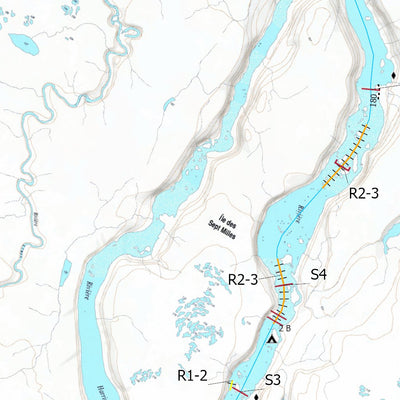 Canot Kayak Québec Harricana #8 digital map