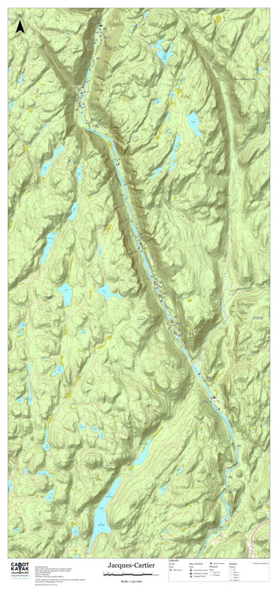 Canot Kayak Québec Jacques-Cartier #2 digital map