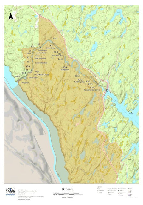 Canot Kayak Québec Kipawa #6 digital map