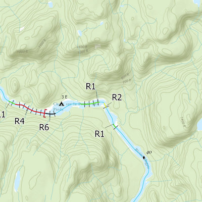 Canot Kayak Québec Magpie #9 digital map