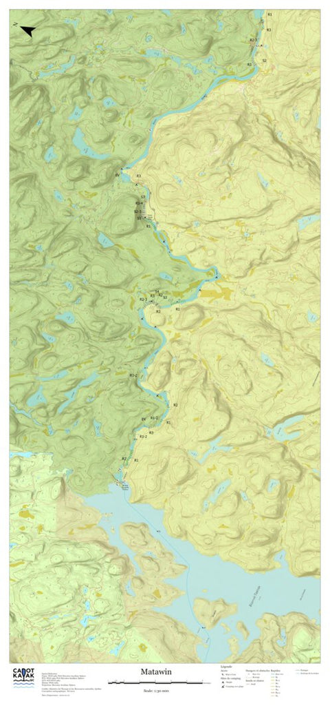 Canot Kayak Québec Matawin #4 digital map