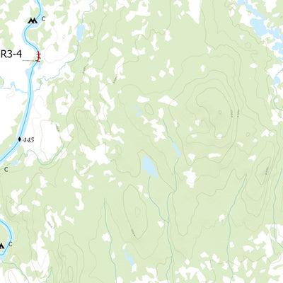 Canot Kayak Québec PetitMecatina #2 digital map