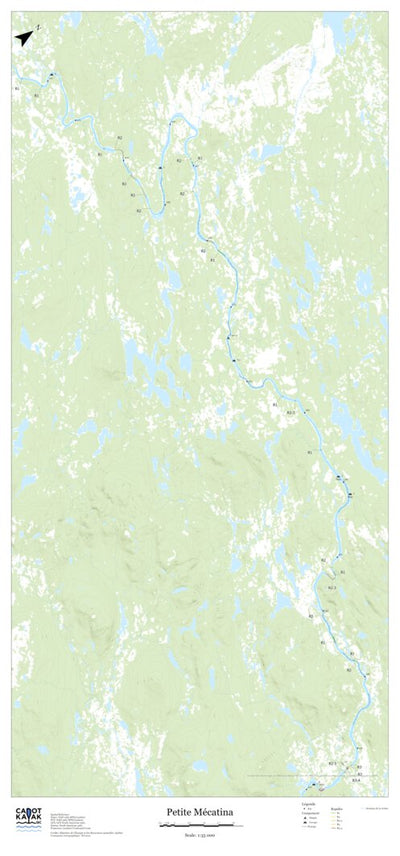Canot Kayak Québec PetitMecatina #3 digital map