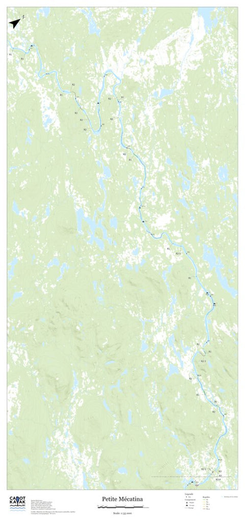 Canot Kayak Québec PetitMecatina #3 digital map