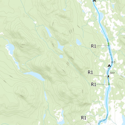 Canot Kayak Québec PetitMecatina #4 digital map