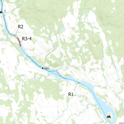 Canot Kayak Québec PetitMecatina #5 digital map