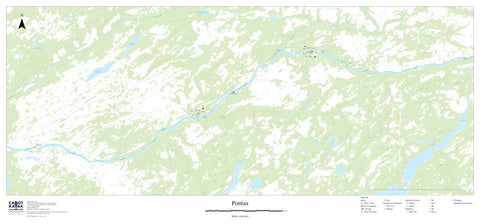 Canot Kayak Québec Pontax #2 digital map
