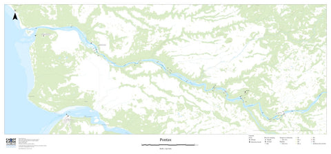 Canot Kayak Québec Pontax #5 digital map