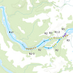 Canot Kayak Québec Pontax #5 digital map