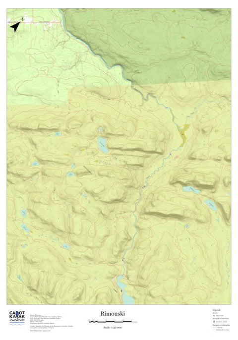 Canot Kayak Québec Rimouski #1 digital map