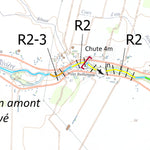 Canot Kayak Québec Rivière Bayonne digital map