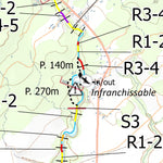 Canot Kayak Québec Rivière Chicot digital map