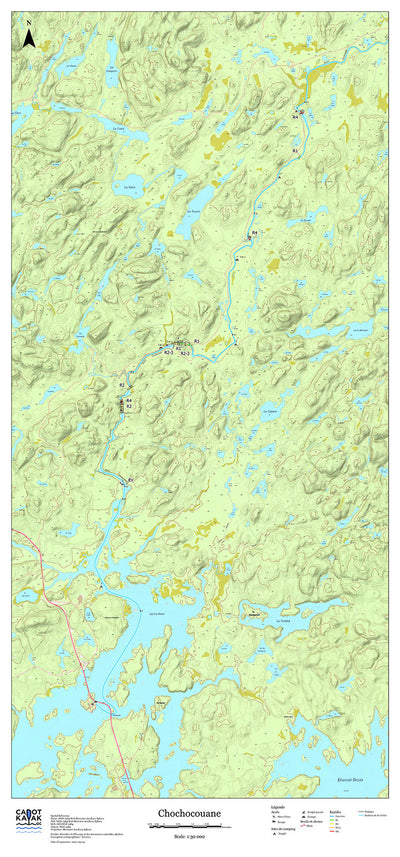 Canot Kayak Québec Rivière Chochocouane bundle
