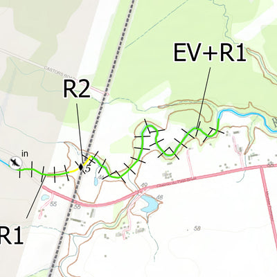 Canot Kayak Québec Rivière Rigaud digital map