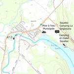 Canot Kayak Québec Rivière Touladi digital map
