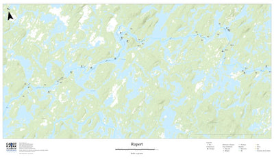 Canot Kayak Québec Rupert #5 digital map
