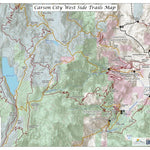 Carson City Parks, Recreation and Open Space Carson City West Side Trails Map digital map