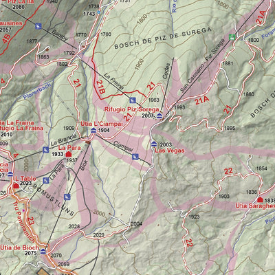 CARTAGO 330 Val Badia Sud digital map