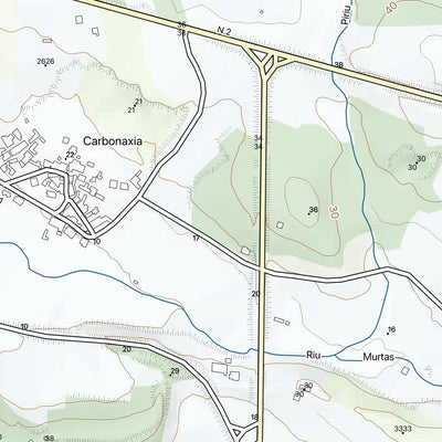 CARTAGO CALASETTA 183 digital map