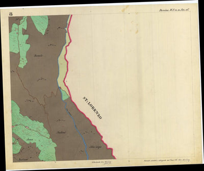 CARTAGO DORSINO Mappa originale d'impianto del Catasto austro-ungarico. Scala 1:2880 bundle