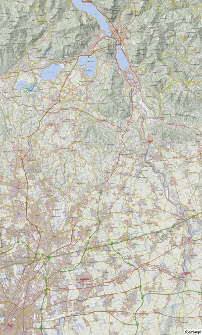 CARTAGO Il Cammino di San Colombano - Abbadia-Milano (Mappa 02) digital map