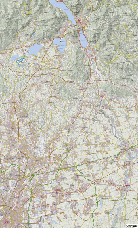 CARTAGO Il Cammino di San Colombano - Abbadia-Milano (Mappa 02) digital map