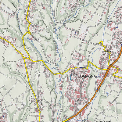 CARTAGO Il Cammino di San Colombano - Abbadia-Milano (Mappa 02) digital map