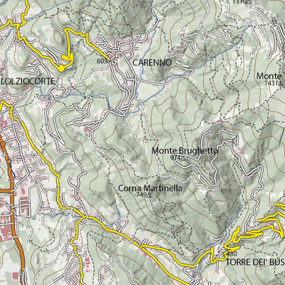 CARTAGO Il Cammino di San Colombano - Abbadia-Milano (Mappa 02) digital map