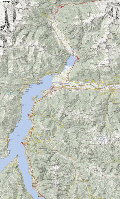 CARTAGO Il Cammino di San Colombano - Castasegna-Abbadia (Mappa 01) digital map