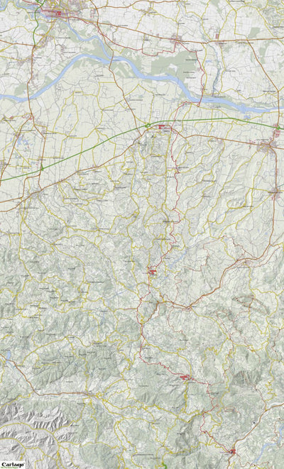 CARTAGO Il Cammino di San Colombano - Pavia-Bobbio (Mappa 04) digital map